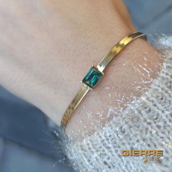 Plac gold green zircon